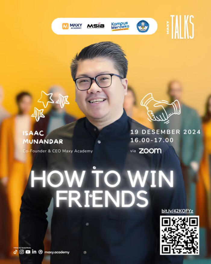 Webinar “MAXY Talk” Ajak Mahasiswa Bangun Relasi Interpersonal